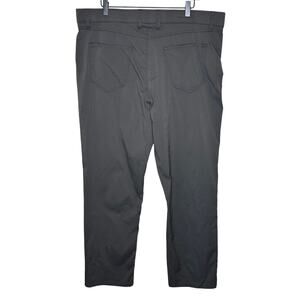 Weatherproof Vintage Gray Pants High Rise Zip Pockets Outdoors Casual Waist 40